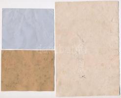 3db kitüntetés adományozói okirat modern gyűjtői másolatai, az Erdélyi Emlékérem, Délvidéki Emlékére...