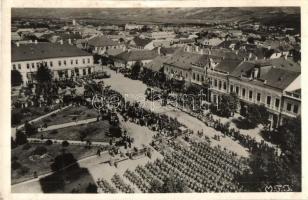 1940 Szamosújvár, Gherla; bevonulás, tankok / entry of the Hungarian troops, tanks  (EK)