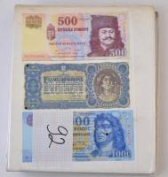 Vegyes: ~121db-os külföldi bankjegy tétel gyűrűs albumban, benne többek között amerikai, görög, izra...