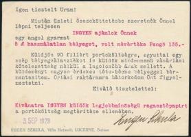 Switzerland 1928 Svájc 1928