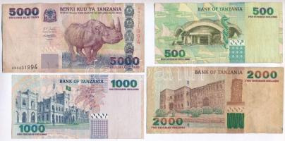 Tanzánia 2003. 500Sh + 1000Sh + 2000Sh + 5000Sh T:III,III-
Tanzania 2003. 500 Shilingi + 1000 Shili...