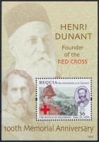 Henri Dunant's 150th death anniversary block, Henri Dunant halálának 100. évfordulója blokk