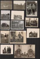 cca 1920-1940 Vadászatok, trófeák, 17 db fotó, 6x6 és 10x15 cm