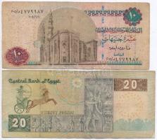 Egyiptom 5db-os bankjegy tétel T:I,III,III-
Egypt 5pcs of banknotes C:UNC,F,VG