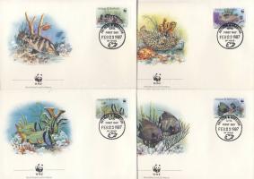 Weltweiter Naturschutz: Fische FDC, WWF Halak FDC, WWF: Fishes FDC