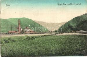 Zám, Sameschdorf, Zam; Rézkohó / copper smelter, furnace, factory (EB)