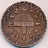 Szunyogh László (1956-) 1992. "Habsburg Ottó 80 éves / Páneurópa Unió Tata" Br emlékérem (...