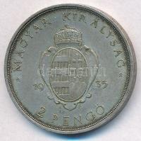 1935. 2P Ag "Pázmány" T:2 
Adamo P7