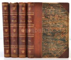 Vegyes könyv tétel, nagyrészt regények, német nyelven, valamint egy angol nyelven, példányonként vál...