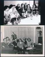 4 db fotó híres emberekről: Papp László, Hofi, Bajor Gizi, stb