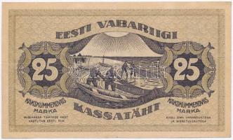 Észtország 1919. 25M T:III
Estonia 1919. 25 Marka C:F
Krause 47.a