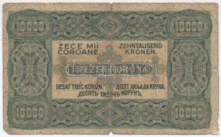 1923. 10.000K "Orell Füssli Zürich" piros sorozat- és sorszám T:III- kis anyaghiány
Adamo...