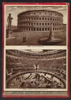 Ricordo di Roma. Parte II. 32 Vedute. Képes leporelló Róma városáról, látképekkel, olasz, francia, a...