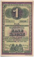 Sopronnyék / hadifogolytábor 1916. június 16. 1K arab sorozat- és sorszámmal T:I,I-