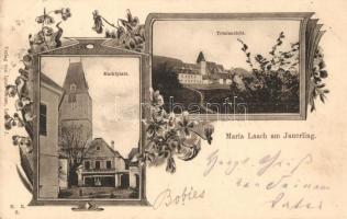 Maria Laach am Jauerling, Marktplatz / market square, Floral, Art Nouveau