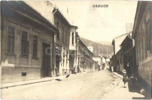 Oravica, Oravita; utcakép üzletekkel / street view with shops, photo