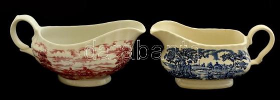 3 db levonóképes szószos kiöntő, jelzett, hibátlan, h:18-20 cm