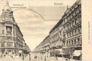 Budapest VI. Andrássy út, Deutsch F. Károly üzlete. Divald Károly 2.