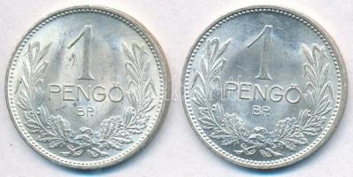 1939. 1P Ag (2x) T:1-,2