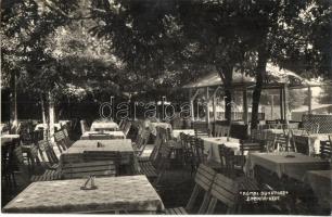 1943 Budapest III. Római Duna part, Bodnár kert vendéglő. Foto Gegess