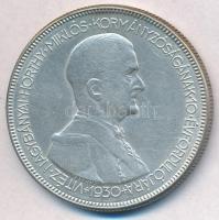 1930. 5P Ag "Horthy jobbra" T:2 Adamo P8