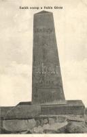 Babia gura, Babia Góra, Babia hora; emlékoszlop. Kisfalusi J. felvétele / monument (EK)