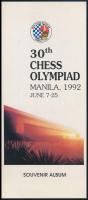 Manilai sakkolimpia emléklap, Manila Chess Olympics memorial sheet