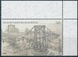 Híd ívsarki bélyeg, Bridge corner stamp