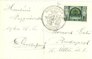 1940 Nagyvárad, Oradea; bevonulás automobillal / entry of the Hungarian troops, automobile, photo &q...