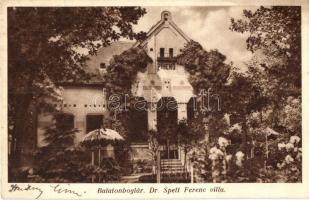 Balatonboglár, Dr. Spett Ferenc villa