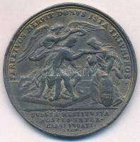 1704. "Lipót" fém emlékérem modern másolat (modern copy)  (42,5mm) T:2-