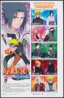 Japanese animated cartoons (XI): Naruto mini sheet, Japán animációs rajzfilmek (XI): Naruto kisív