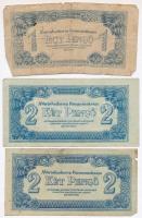 1944. 1P-100P (10x) A Vörös Hadsereg Parancsnoksága T:III,III-