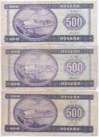 1969. 500Ft + 1975. 500Ft + 1990. 500Ft T:III