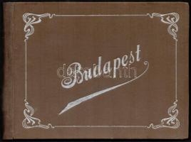 1915 Budapest leporelló album 35 db képpel, jó állapotban, 14x18,5 cm