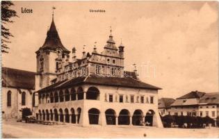 Lőcse, Levoca; Városháza. képeslapfüzetből / city hall. from postcard booklet (EK)