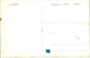 1940 Kolozsvár, Cluj; bevonulás, Horthy Miklós, Purgly Magdolna / entry of the Hungarian troops, pho...