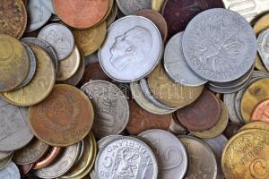 ~1900-2010. Vegyes magyar és külföldi fémpénz tétel ~7Kg-os súlyban T:vegyes