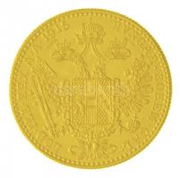 Ausztria 1915. Dukát Au "Ferenc József" utánveret (3,47g/0.986) T:1-
Austria 1915. 1 Duca...