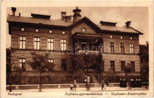 Budapest VIII. Stefánia Gyermekkórház, Üllői út (ázott sarok / wet corner)