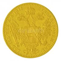 Ausztria 1915. Dukát Au "Ferenc József" utánveret (3,46g/0.986) T:1-
Austria 1915. 1 Duca...