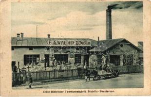 Beszterce, Bistritz, Bistrita; E. A. Walther Schuster első besztercei fazekasgyára / pottery factory / Tonwarenfabrik