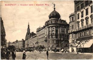 Budapest VII. Erzsébet körút,, villamosok (EK)