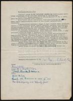 1943-1966 Zsabka Kálmán (1897-1971)  rendező, forgatókönyvíró iratai: a Magyar Szövegírók, Zeneszerz...