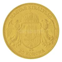 1912KB 20K Au "Ferenc József" Körmöcbánya (6,78g/0.900) T:2
Hungary 1912. 20 Kronen Au &q...