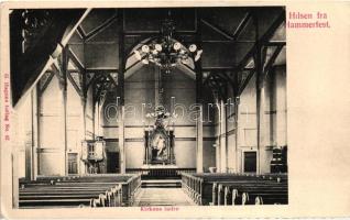 Hammerfest, Kirken indre / church interior (EK)