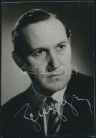 Bessenyei Ferenc (1919-2004) színművész, a Nemzet Színésze, aláírt fotólapja, 13x9 cm
