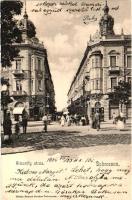 1904 Debrecen, Simonffy utca, Varay József üzlete. Mihály Sámuel kiadása (EK)