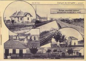 Érdliget, Képek Érdligetről képeslapfüzet 10 lappal, vasútállomás. Gróf Károly Imre kiadása