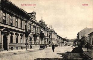 Kassa, Kosice; Gróf Bercsényi utca / street view